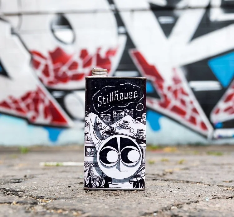 Stillhouse graffiti can