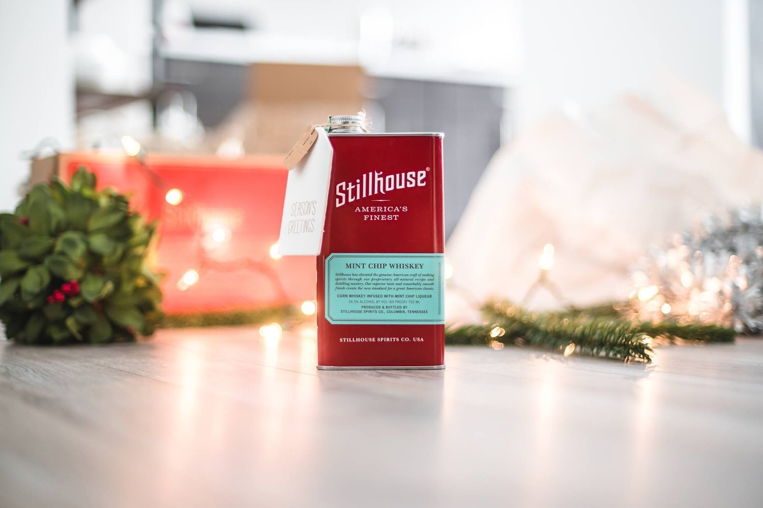 Close up of Stillhouse can