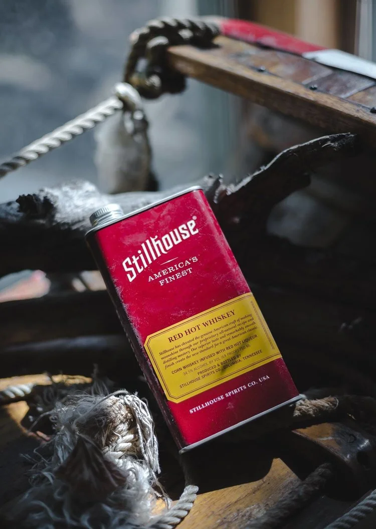 Close up of Stillhouse can