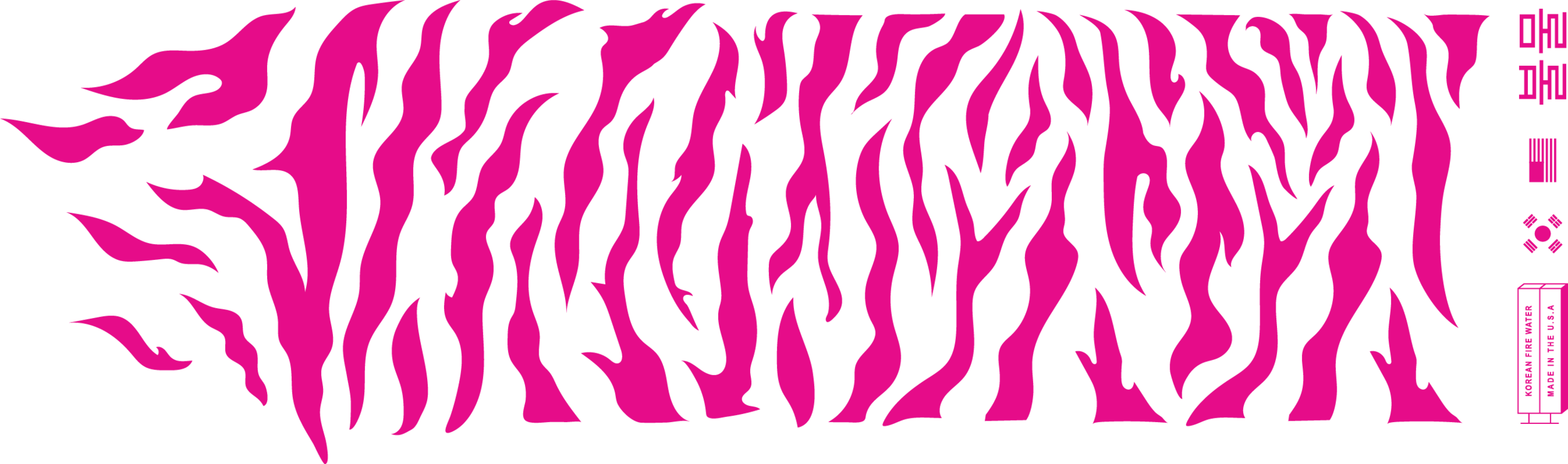 Pink tiger pattern