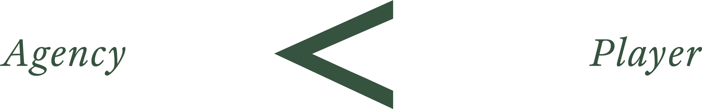 Graphic that represents Player Over Agency