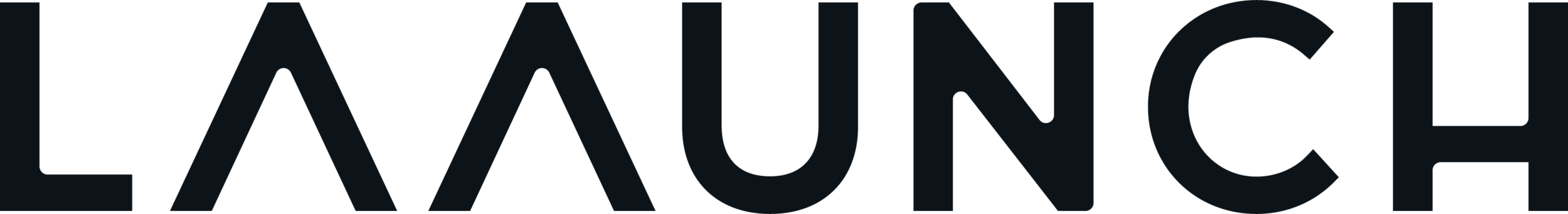 Laaunch logo in black