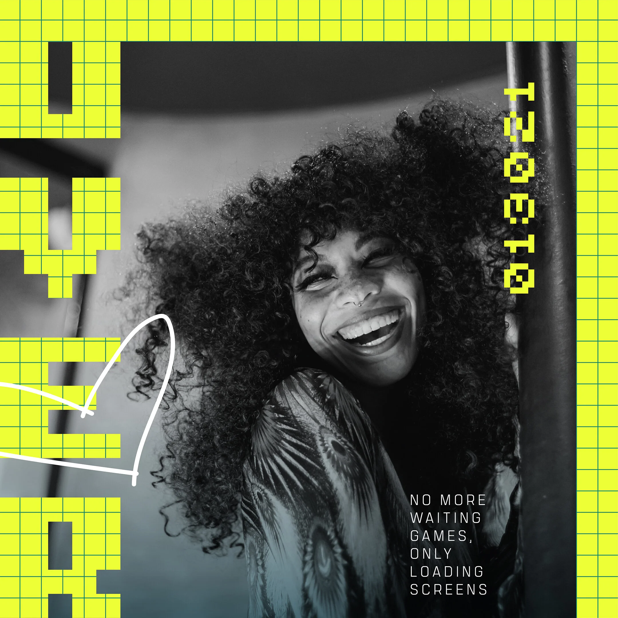 Instagram post that reads "Over" with a picture of a woman