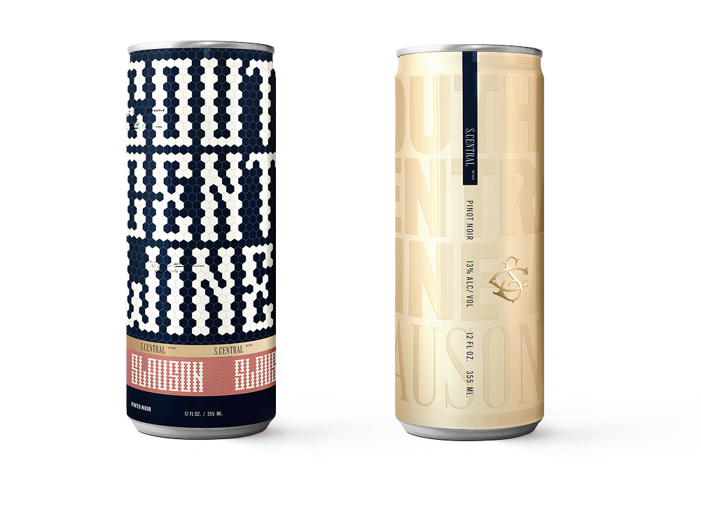 Slauson cans in a blue and gold can