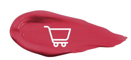 Maroon makeup texture with icon of shopping cart
