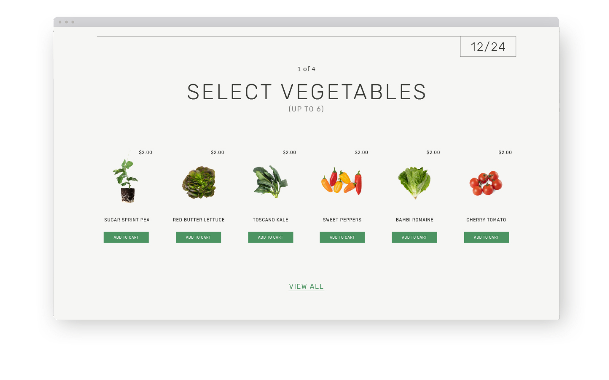 Lettuce Grow "Fill your Farmstand" page
