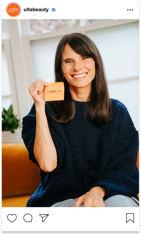 Instagram mockup of Jillian Turecki