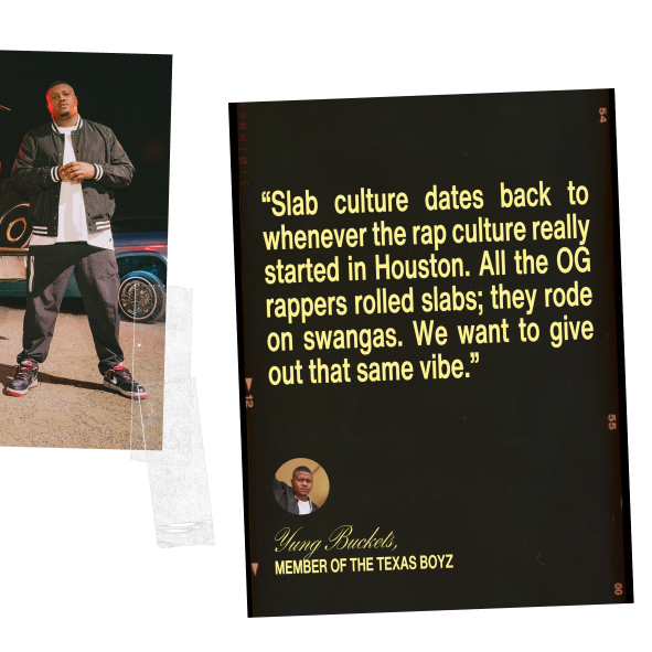 film strip of Texas Boyz quote