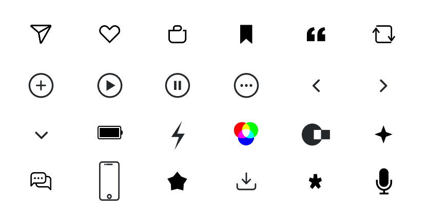 Amaran icons