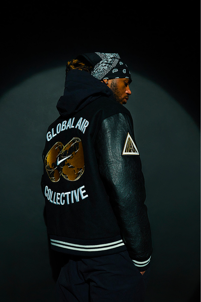 Metro Boomin wearing the members-only jacket