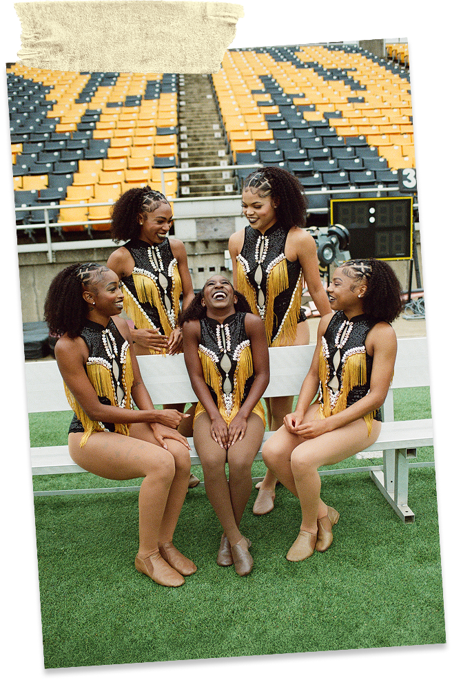 Tapped group photo of women