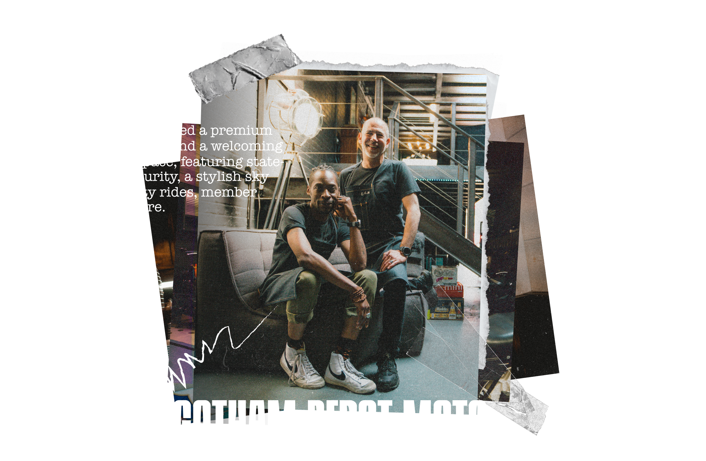 Gotham Depot Moto Collage