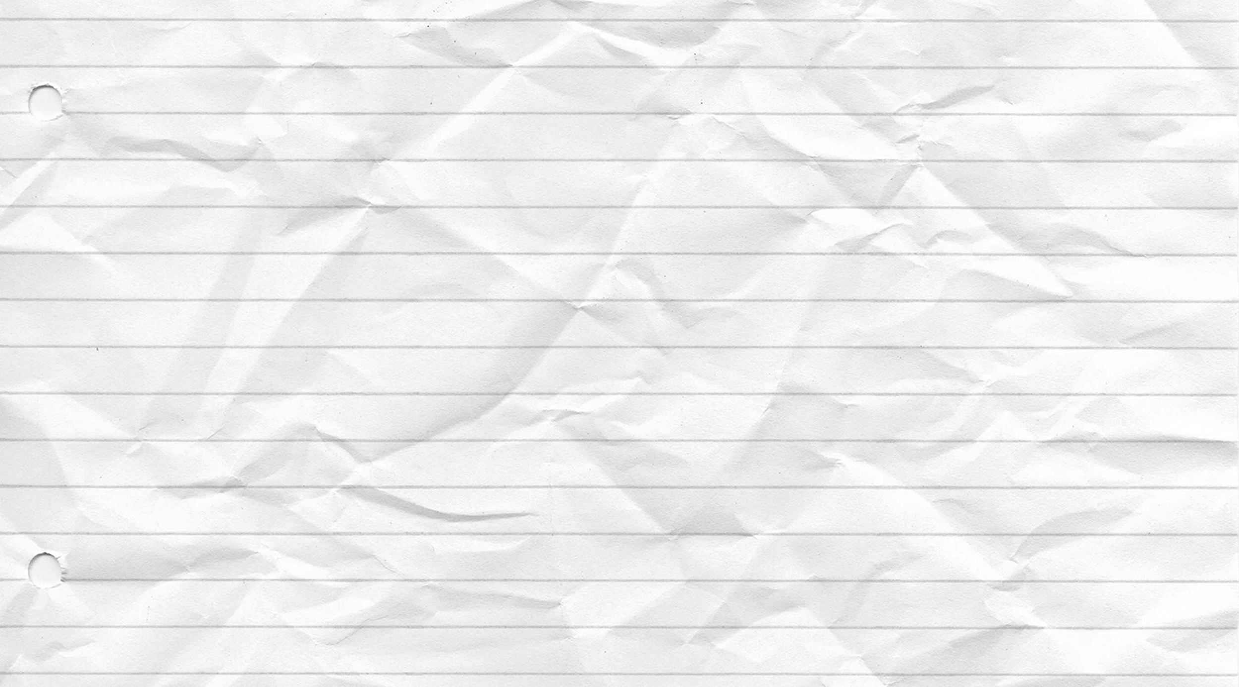 Note paper with wrinkles