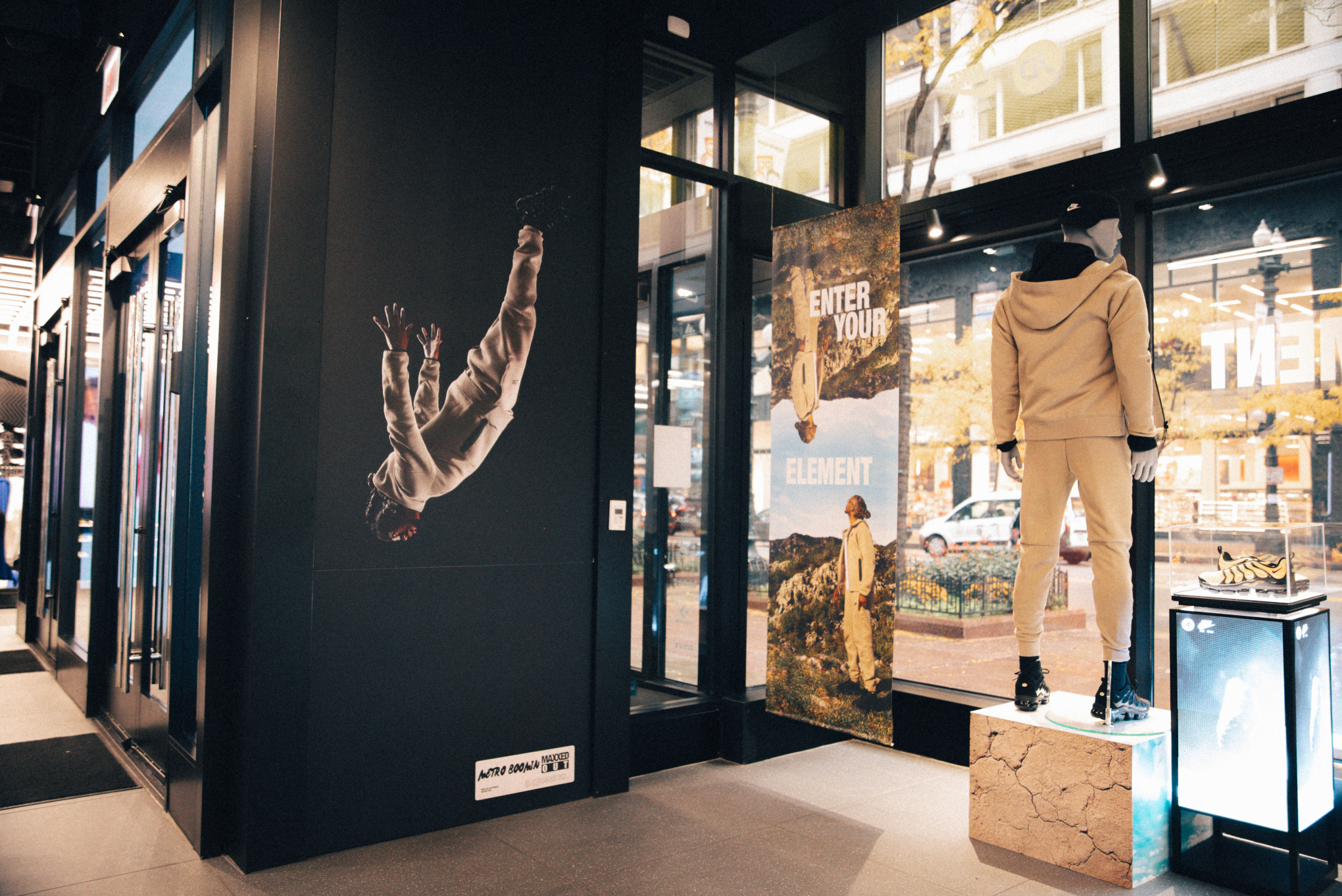 Retail print of Metro Boomin inside JD Sports