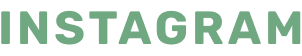Green text in all caps that reads "instagram"