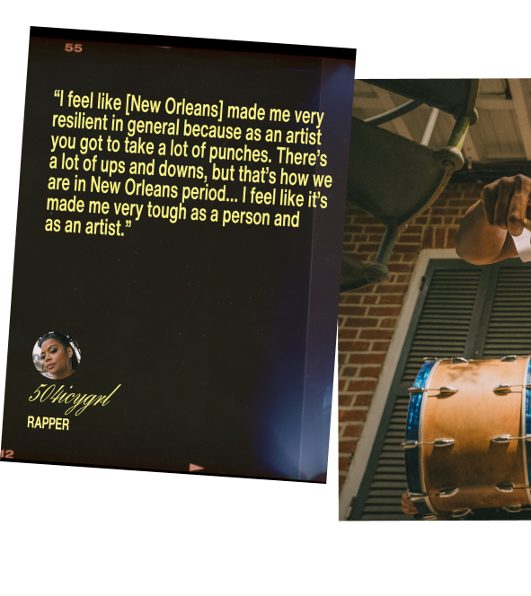 film strip of rappers quote