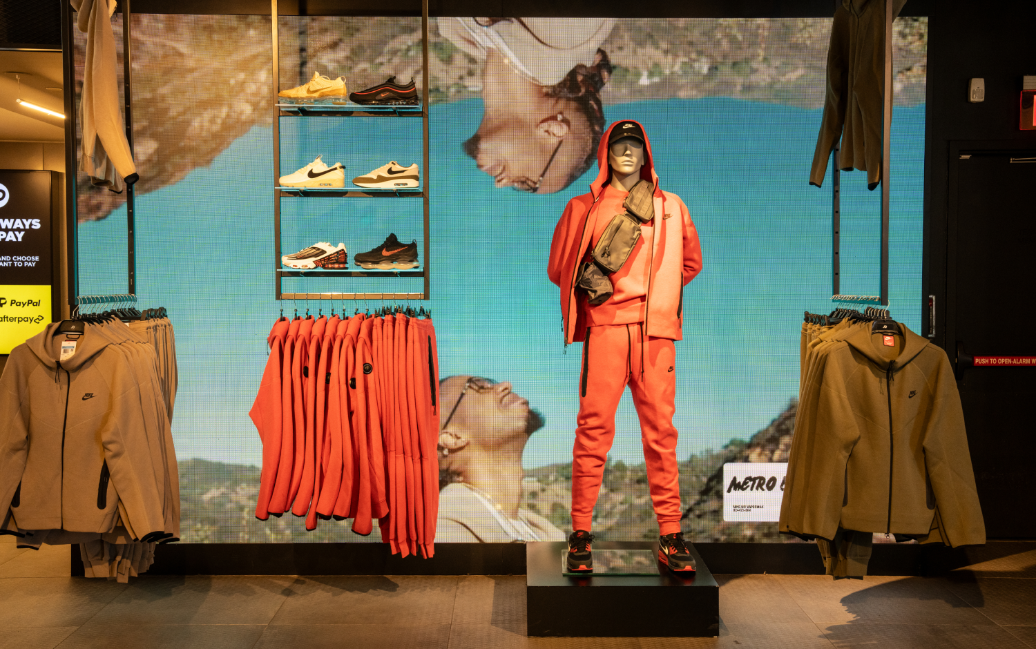 Shoe display inside JD Sports