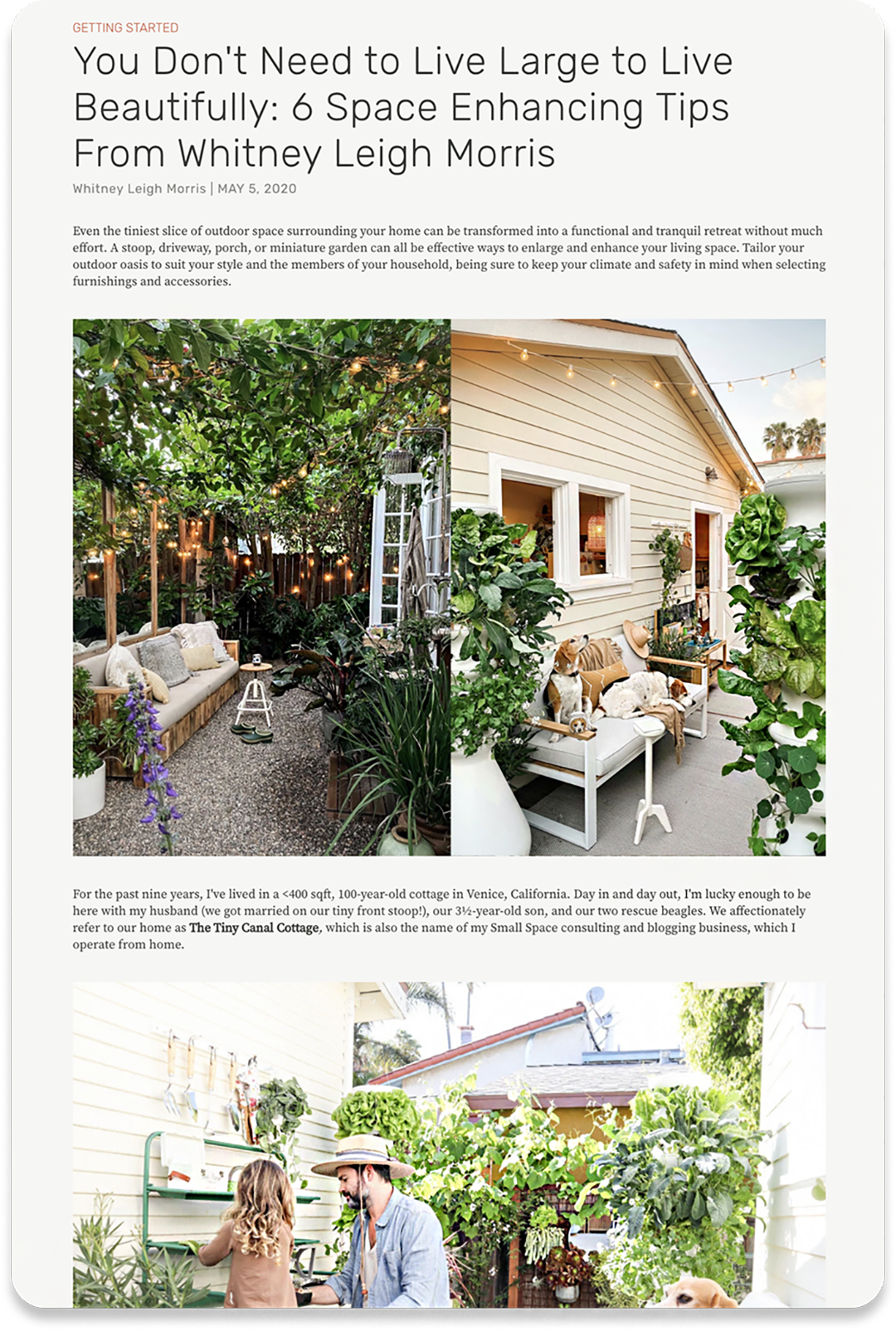 Blog post from Lettuce Grow