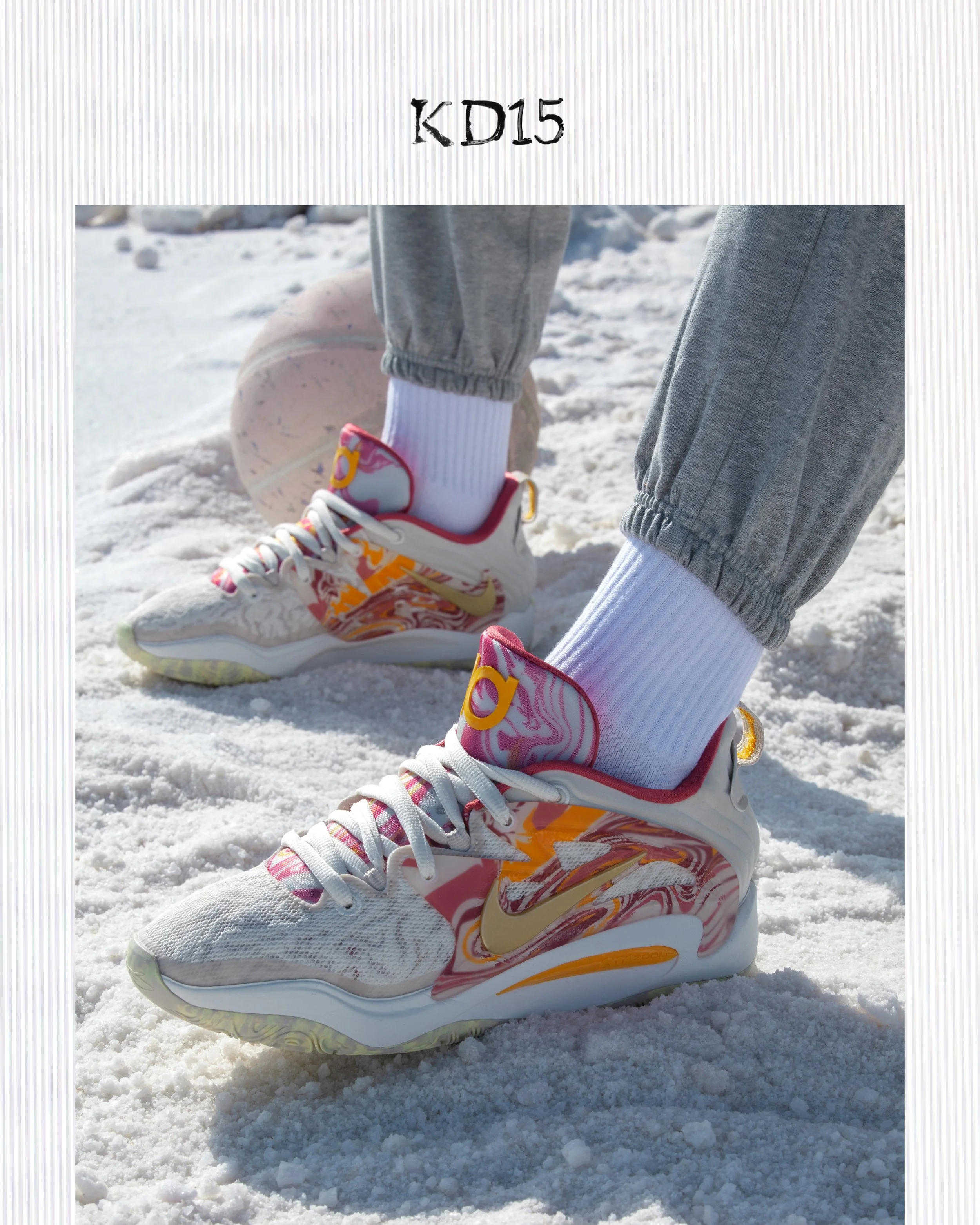 Close up of KD15 shoe