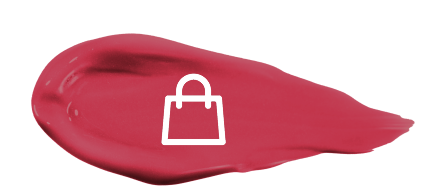 Maroon makeup texture with icon of bag