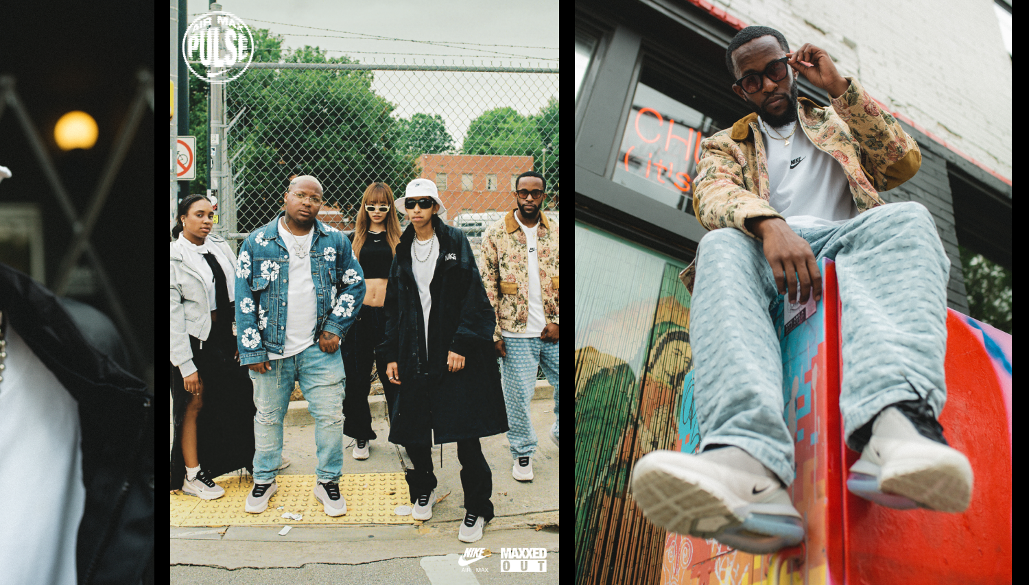 Group of people wearing Nike Air max in Atlanta