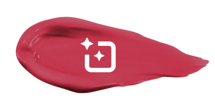 Maroon makeup texture with icon of square with stars