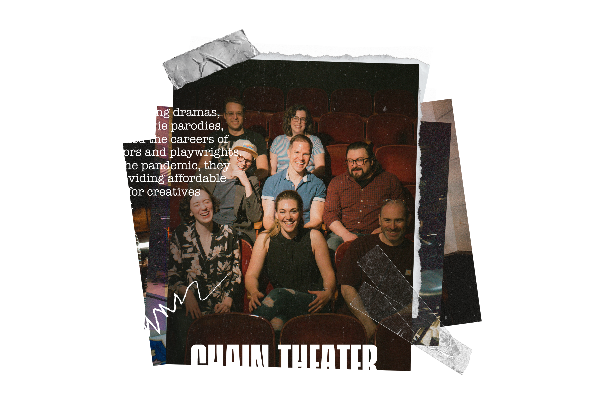 Chain Theater collage