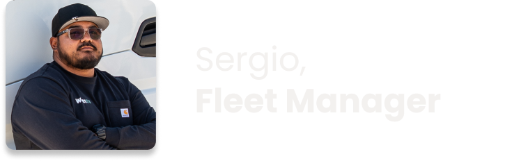WattEv testimonial thumbnail of a guy name Sergio who is a fleet manager