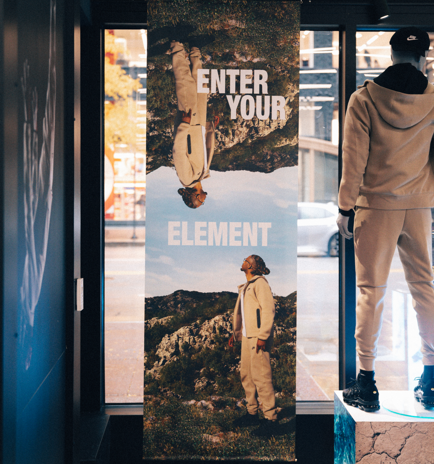 Banner of Metro Boomin inside JD Sports