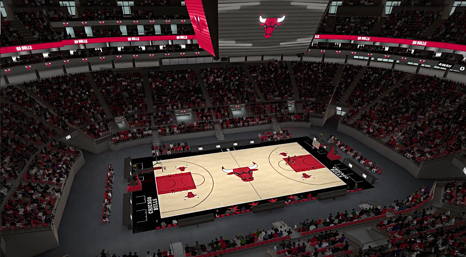 Basketball stadium from Gym Class game