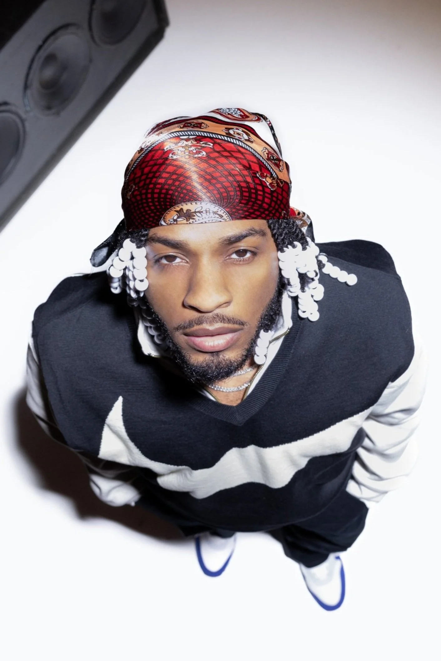 Armani White from aerial view