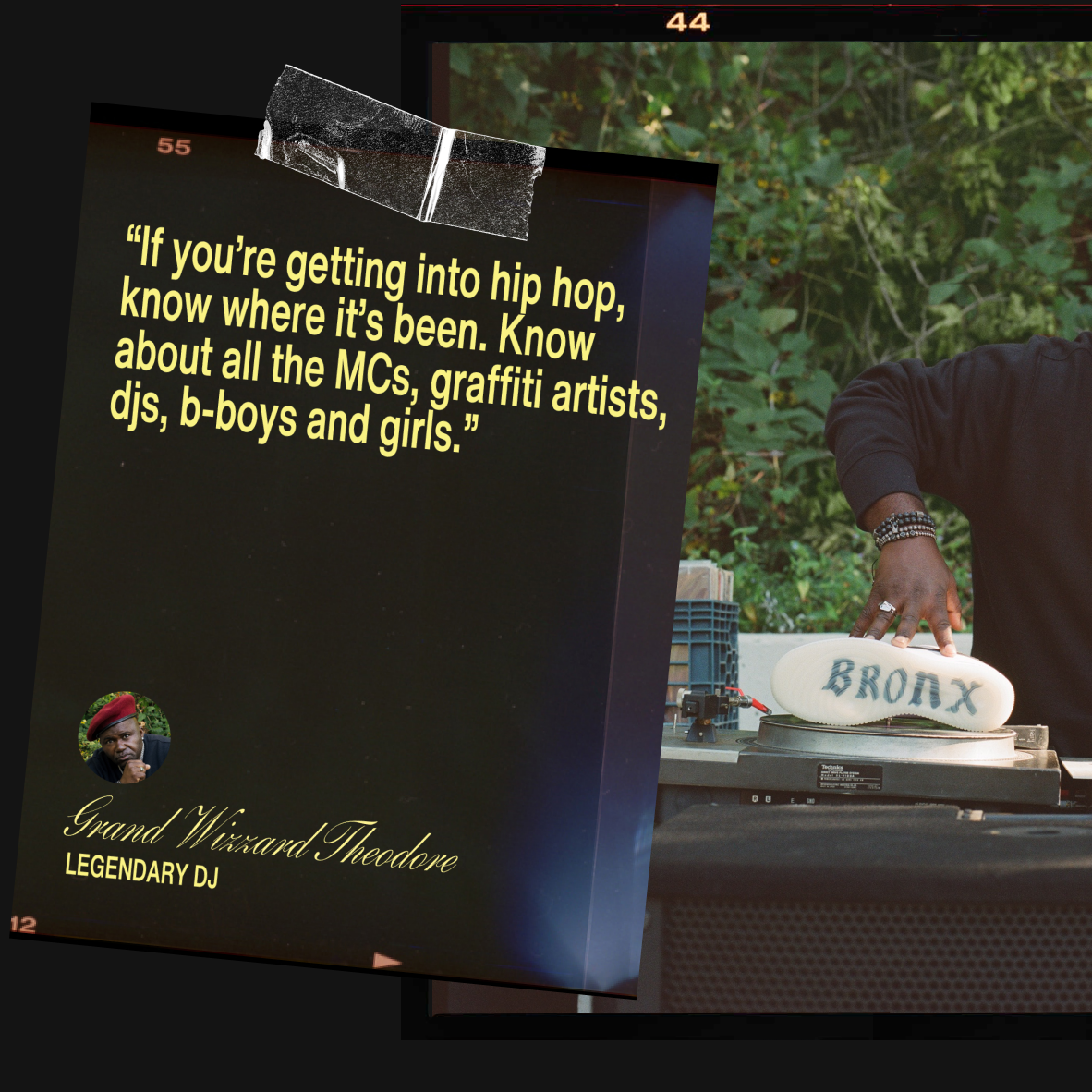 film strip of Wizzard quote