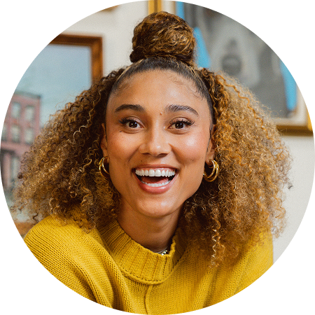 Close up of Ally Love