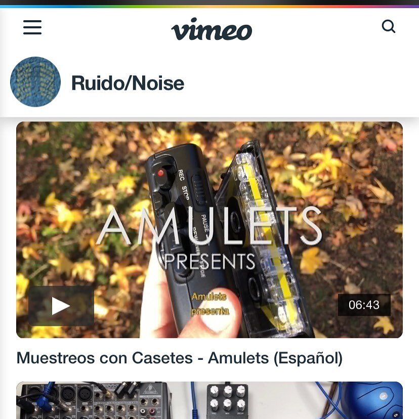 Back in November 2020 we commissioned Amulets (@amuletsmusic) to produce a tutorial video on the subject of sampling with cassettes. We are pleased to present this short lecture/tutorial to our Ruido/Noise audience. Amulets takes you through the proc