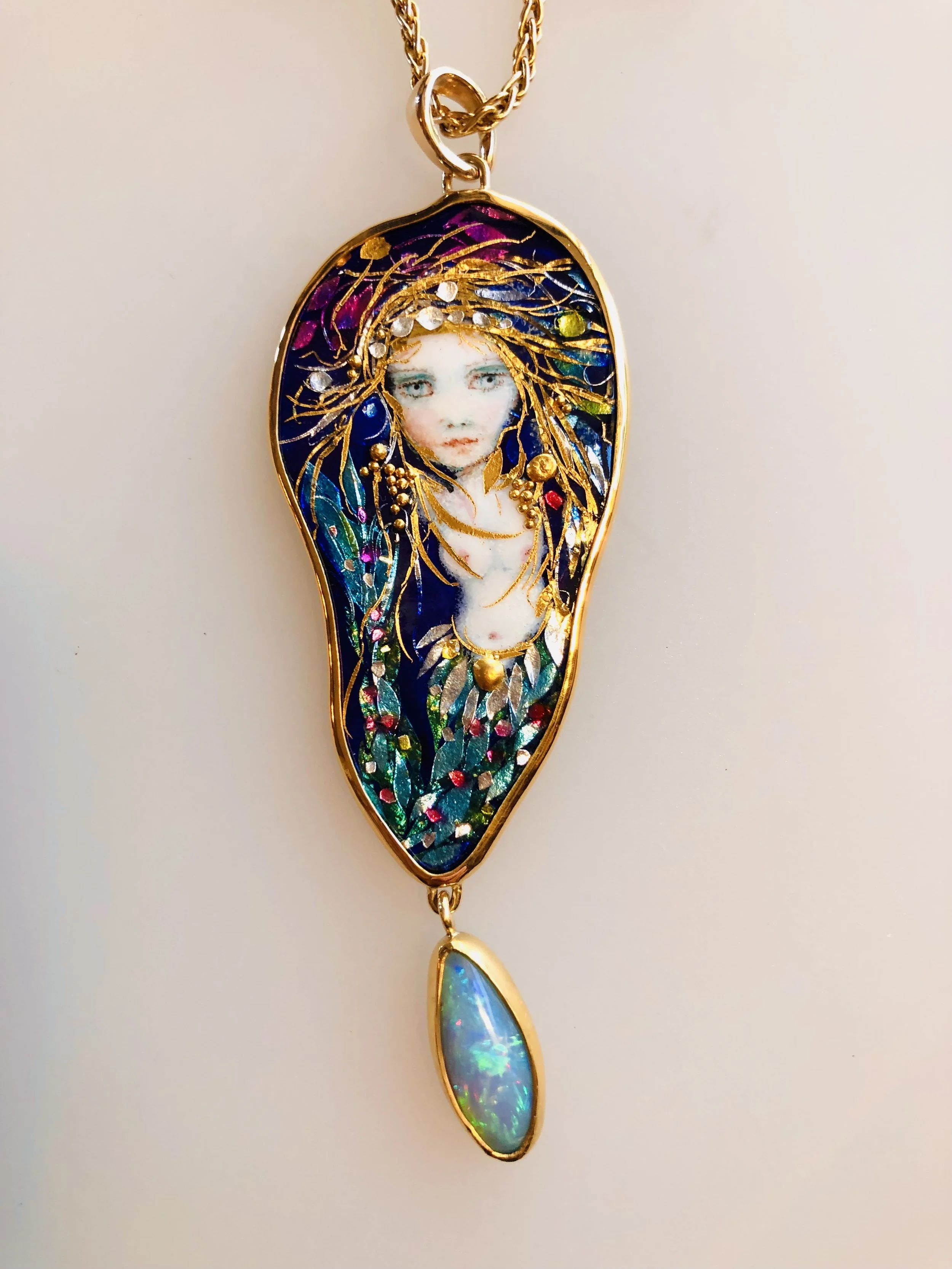 "Mermaid and Seahorse"