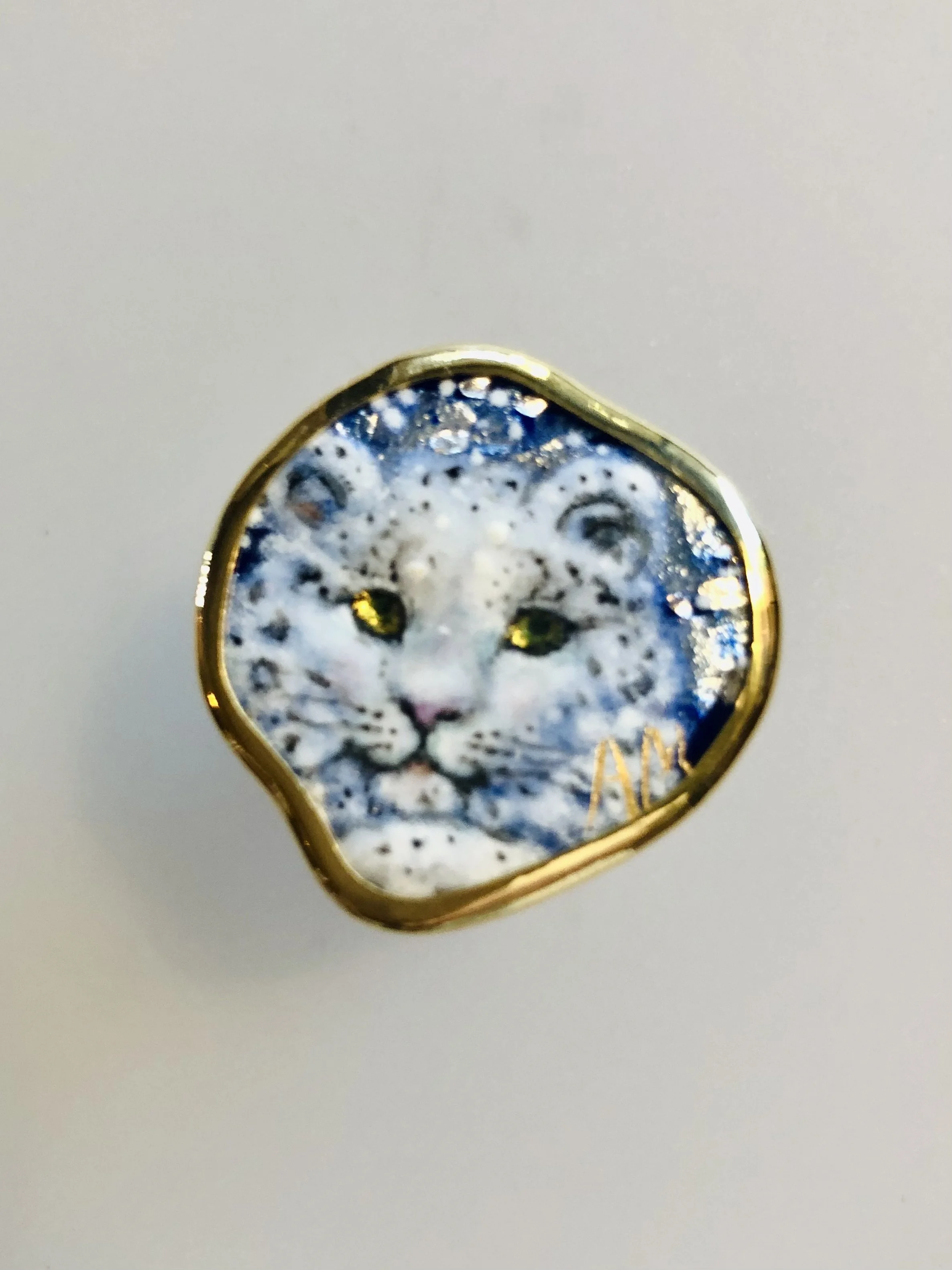 "Snow Leopard Ring"