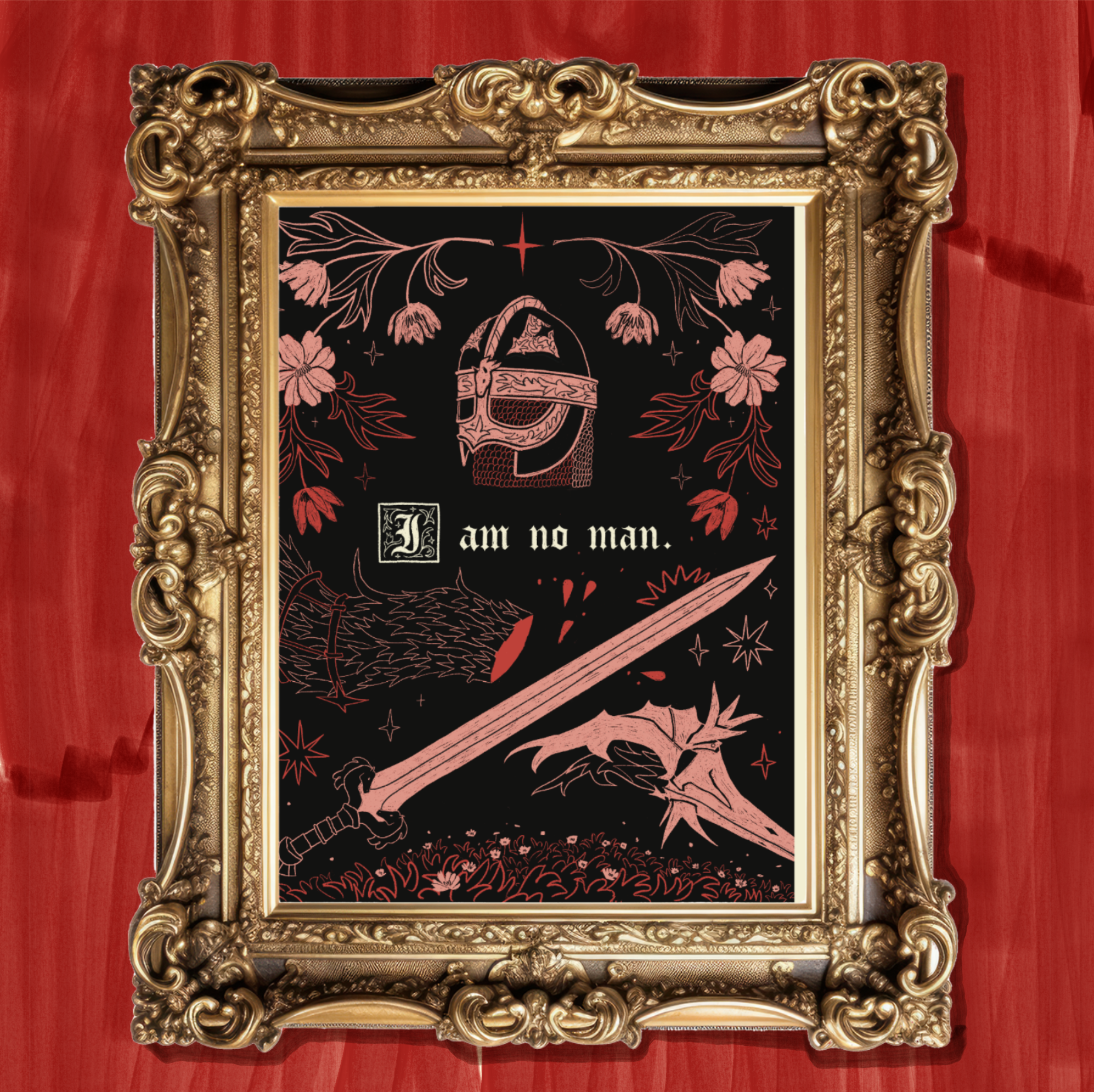 I Am No Man 11x14 Print