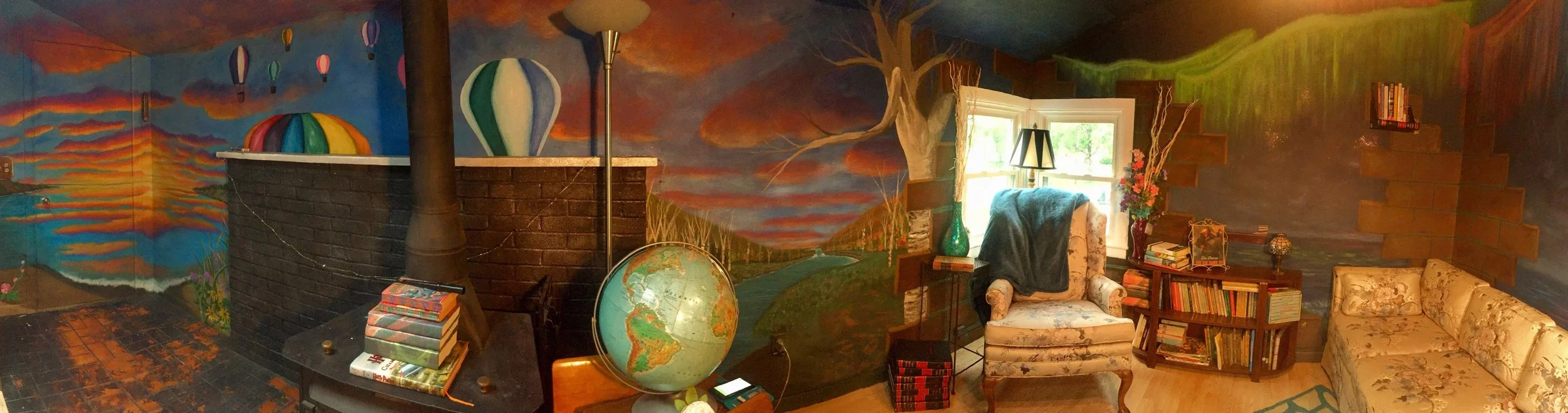 Fantasy Library Panorama