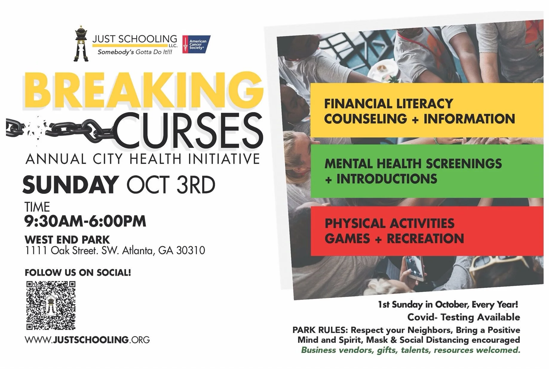 Just Schooling Global Stress Survey (Scan QR)