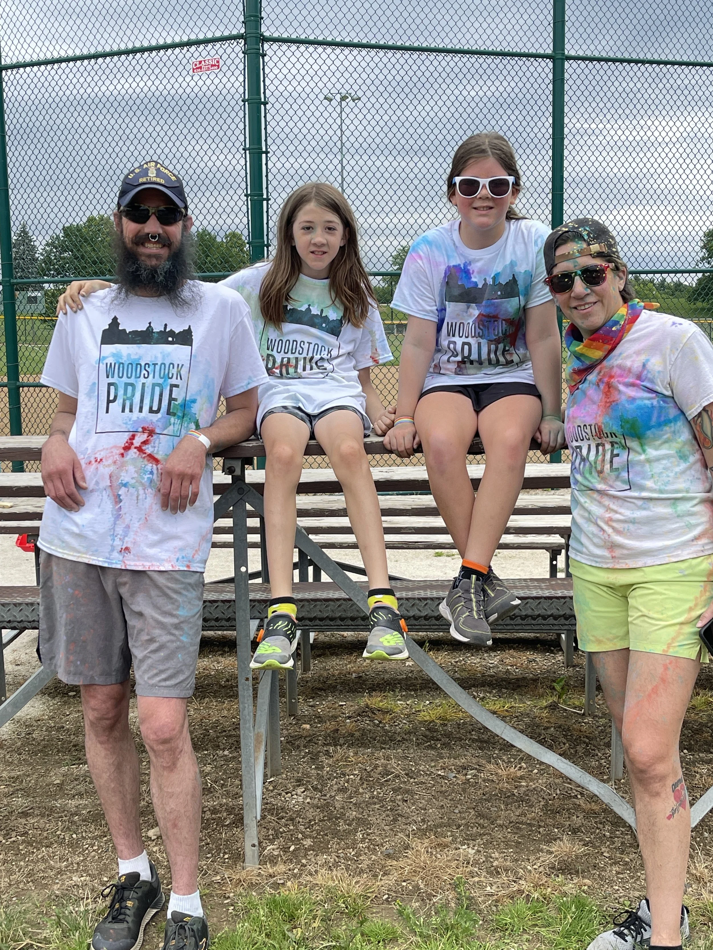 White PrideFest Color Run Shirt