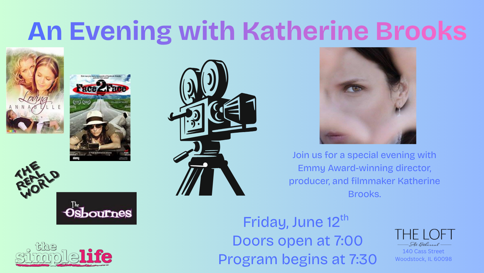 An Evening with Katherine Brooks