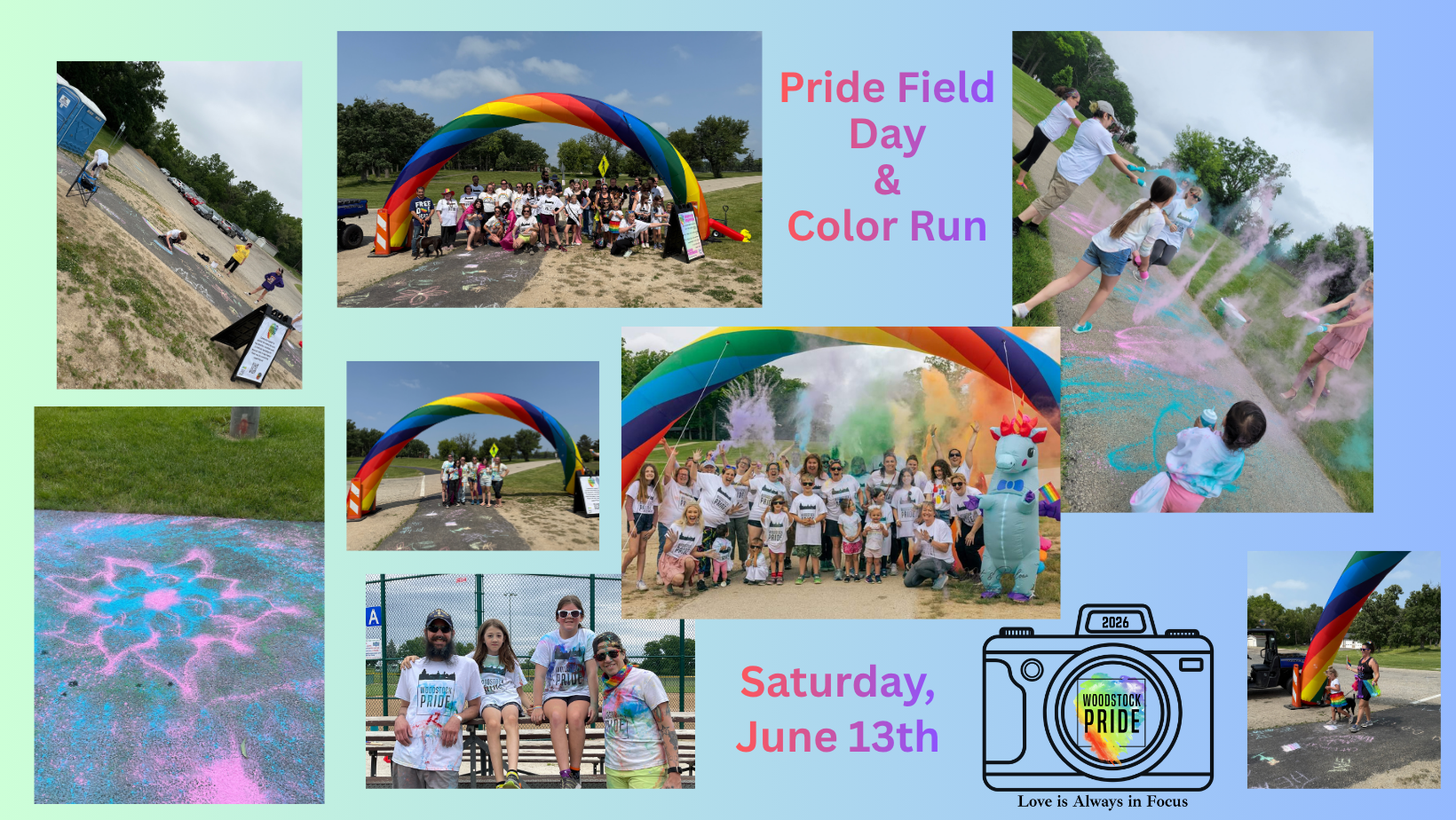 Woodstock Pride Field Day + Color Run 🎉🌈