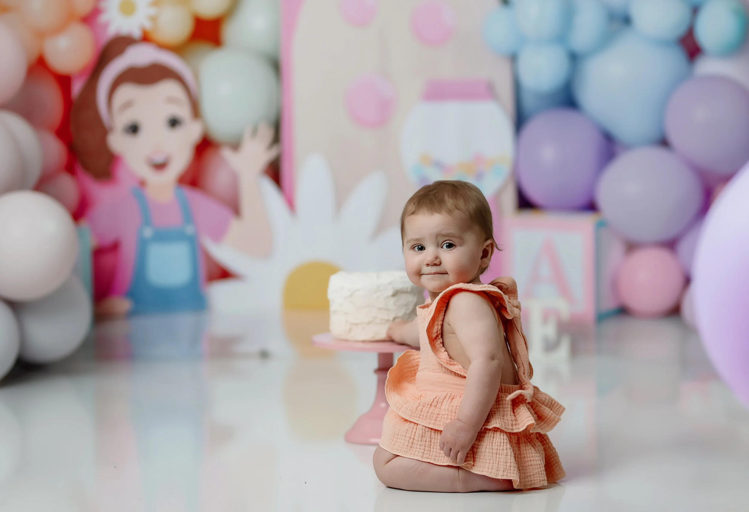 Themed cake smash in Syracuse NY