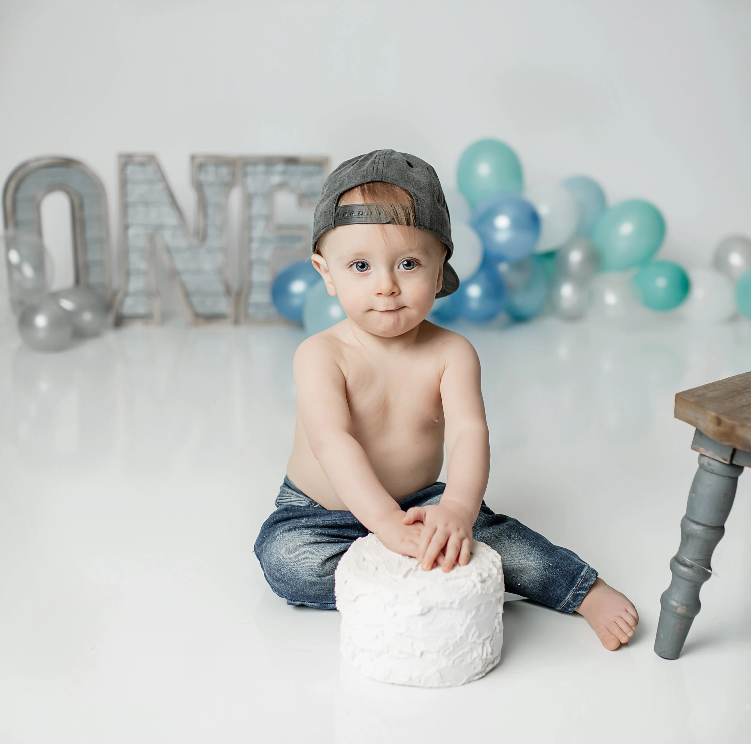 cake smash in syracuse studio 