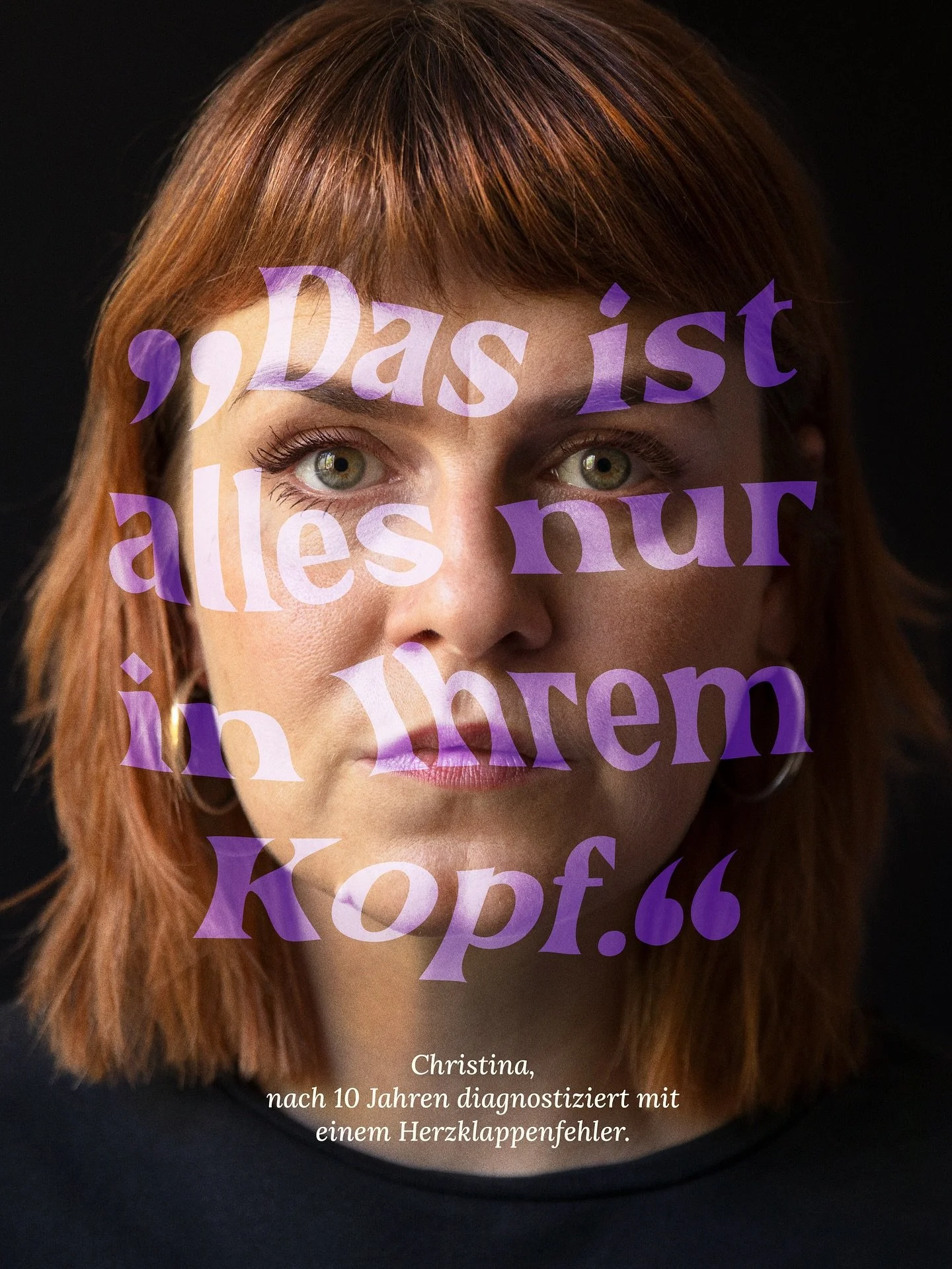 Christina (Plakat 3 von 8)
10 Jahre lang wurden ihre Beschwerden wie Schwindel, Atemnot und Herzrhythmusstörungen nicht ernst genommen. Erst dann erhielt sie die richtige Diagnose: eine hochgradige Mitralklappeninsuffizienz. Weil die Erkrankung
