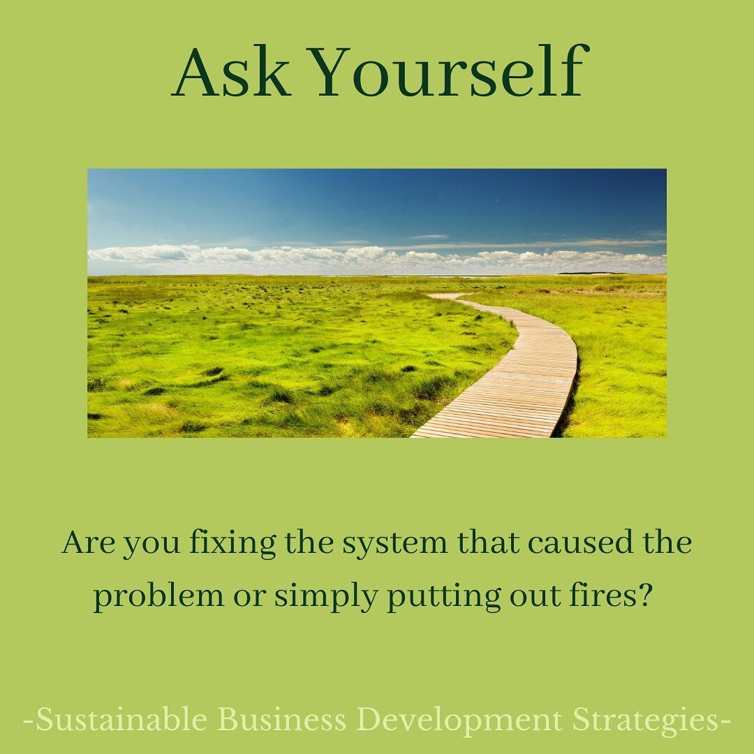 You must ask yourself questions to get to the bottom of the problem and create solutions #sbdconsulting #sustainablebusiness #questionyourstrategy #askquestions #businessmodel #businesstip