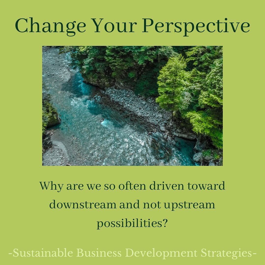 Start looking in the right places! Use the unknown future to your advantage. #sustainablebusiness #sustainability #perspective #changeofdirection