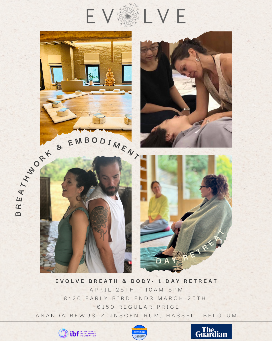 Breathwork &amp; Embodiment~ 1 Day Retreat. Hasselt, Belgium