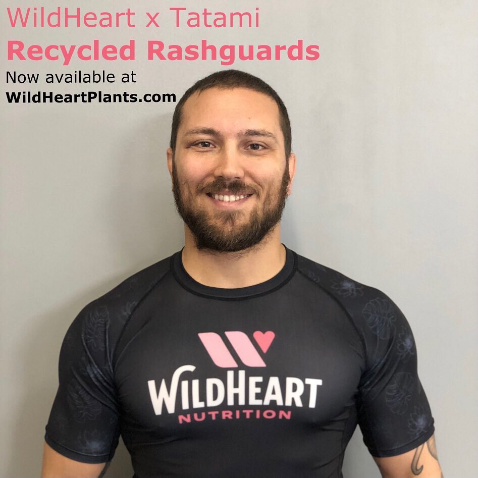 The WildHeart recycled rashguard is now available in our store!  We worked with @tatamifightwear to create a rashguard that meets our high standards.

We want to help eliminate single-use plastics (SUPs), but until that happens, we can use SUPs to ma
