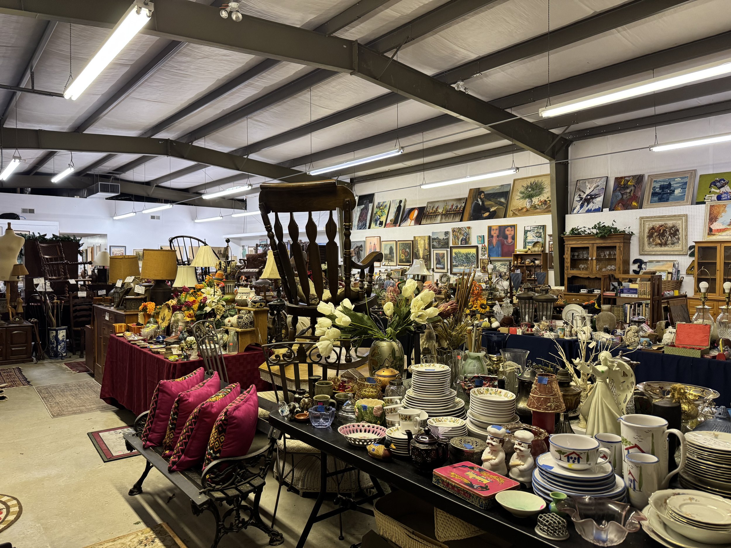 Warehouse Estate Sale: Furniture, Art, Pottery, etc